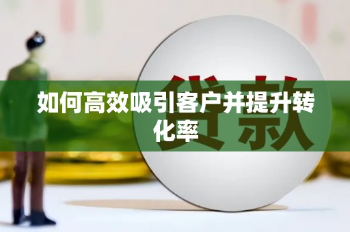 朴子如何高效吸引客户并提升转化率
