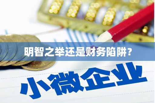 朴子明智之举还是财务陷阱？