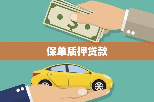 朴子保单质押贷款