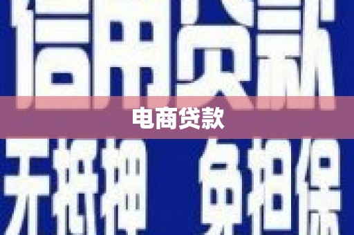 朴子电商贷款