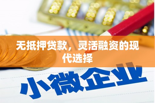 朴子无抵押贷款，灵活融资的现代选择