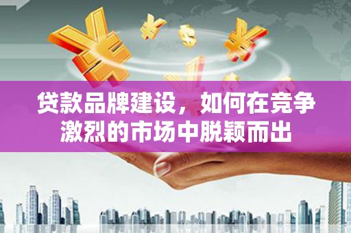 朴子贷款品牌建设，如何在竞争激烈的市场中脱颖而出