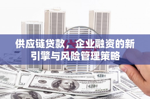 朴子供应链贷款，企业融资的新引擎与风险管理策略