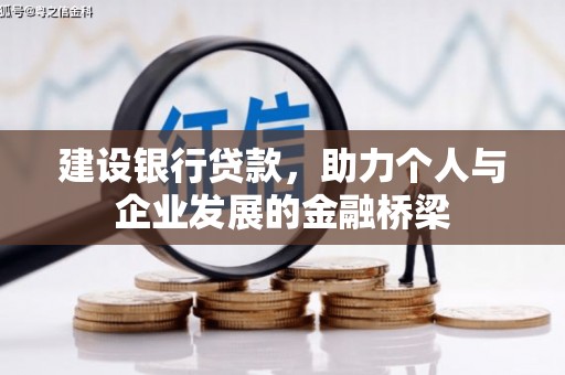 朴子建设银行贷款，助力个人与企业发展的金融桥梁