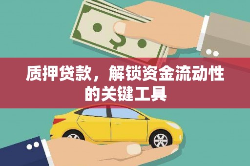 朴子质押贷款，解锁资金流动性的关键工具