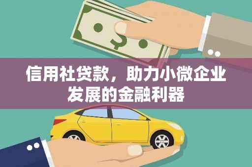 朴子信用社贷款，助力小微企业发展的金融利器
