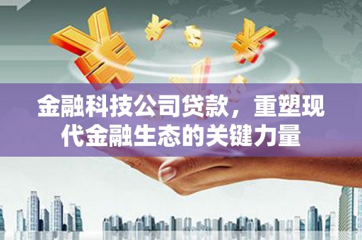 朴子金融科技公司贷款，重塑现代金融生态的关键力量