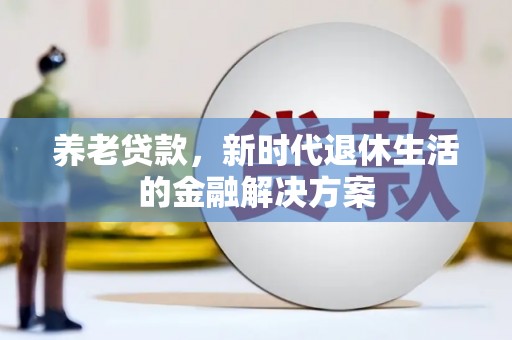 朴子养老贷款，新时代退休生活的金融解决方案