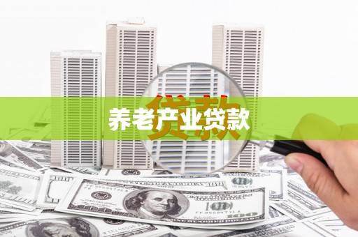 朴子养老产业贷款