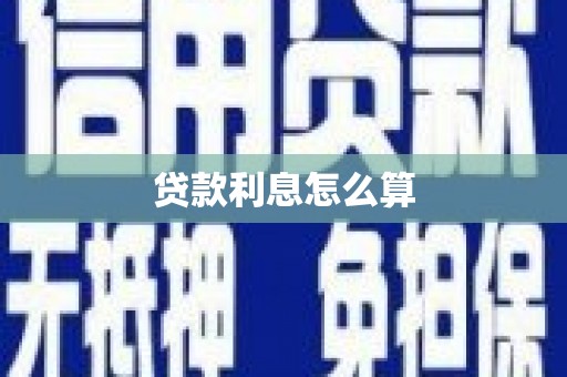 朴子贷款利息怎么算